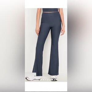 Women's Navy Flare Pants